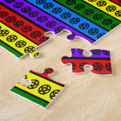 Rainbow Pagan Pentacles Legpuzzel (Zijkant)