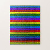 Rainbow Pagan Pentacles Legpuzzel (Verticaal)