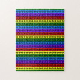 Rainbow Pagan Pentacles Legpuzzel