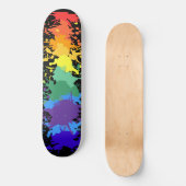 RAINBOW PAINT SPLASH GRAFFITTI SKATEBOARD (Voorkant)