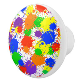 Rainbow Paint Splash Lade Trek Keramische Knoppen