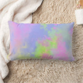 Rainbow Paint Splatter effect blauw groen roze Kussen (Deken)