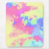 Rainbow Paint Splatter effect geel groen Muismat (Voorkant)