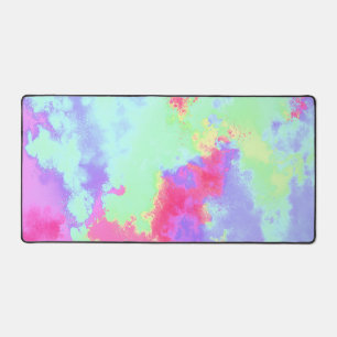 Rainbow Paint Splatter effect Groen roze Bureaumat