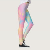 Rainbow Paint Splatter, effect Leggings (Rechts)