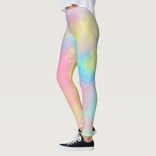 Rainbow Paint Splatter, effect Leggings (Links)