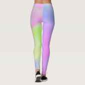 Rainbow Paint Splatter, effect Leggings (Achterkant)