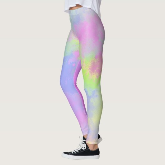 Rainbow Paint Splatter, effect Leggings (Links)