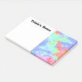 Rainbow Paint Splatter, effect Post-it® Notes (Schuin)