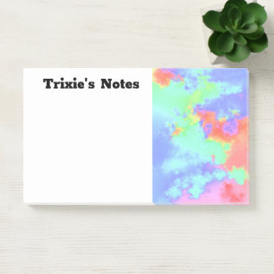 Rainbow Paint Splatter, effect Post-it® Notes