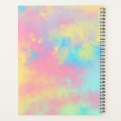 Rainbow Paint Splatter effect roze geel blauw Planner (Achterkant)