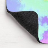 Rainbow Paint Splatter effect Roze groen Muismat (Hoek)