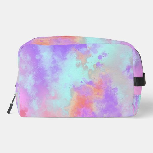 Rainbow Paint Splatter, effect Toilettasje (Achterkant)