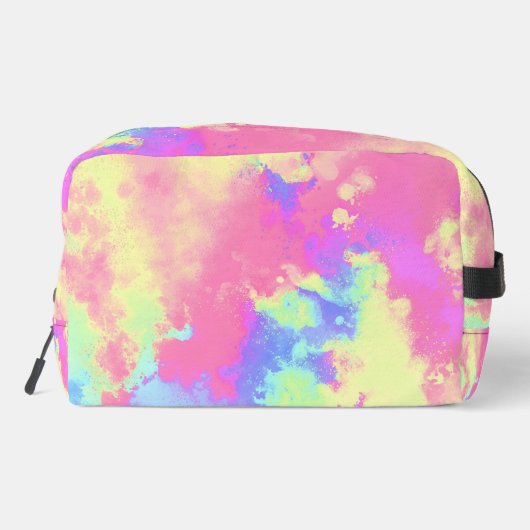 Rainbow Paint Splatter, effect Toilettasje (Achterkant)