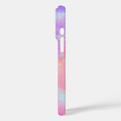 Rainbow Paint Splatter iPhone 16 Hoesje (Achterkant / Links)