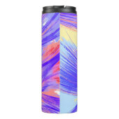 Rainbow Paint Splatter Phoenix Feathers Thermosbeker (Achterkant)