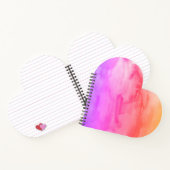 Rainbow Painting Texture Pattern Beach Notitieboek (Binnen)