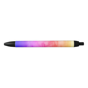 Rainbow Painting Texture Pattern Beach Zwarte Inkt Pen