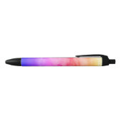 Rainbow Painting Texture Pattern Beach Zwarte Inkt Pen (Bovenkant)