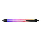 Rainbow Painting Texture Pattern Beach Zwarte Inkt Pen (Achterkant)