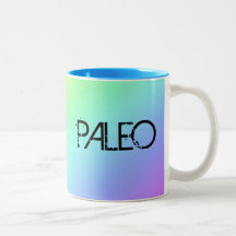 Rainbow Paleo Mok met twee tonnen koffie