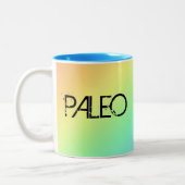 Rainbow Paleo Mok met twee tonnen koffie (Links)