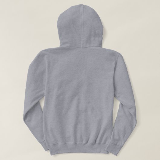Rainbow palette Basic Hooded Sweatshirt (Design achterkant)