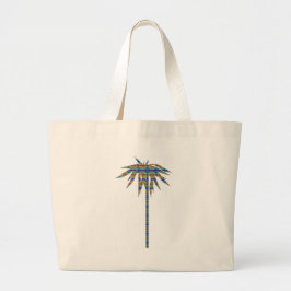 Rainbow Palm Bag Grote Tote Bag