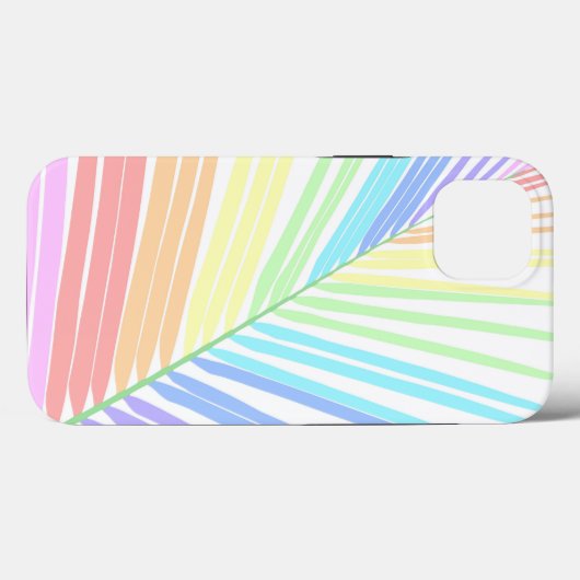 Rainbow Palm Leaf #2 #wall #art Case-Mate iPhone Case (Achterkant (horizontaal))