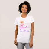 Rainbow Palm Trees en Sandpiper Beach Life T-shirt (Voorkant volledig)
