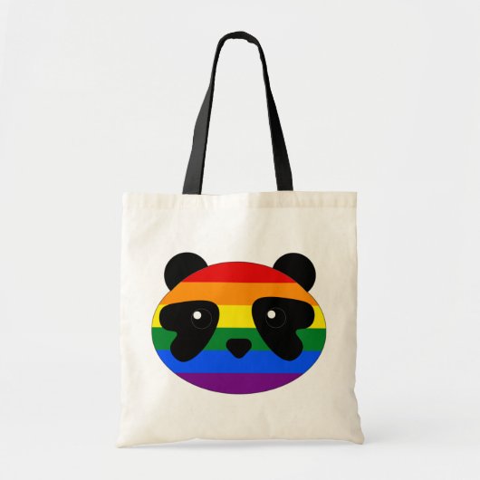 Rainbow Panda, LGBTQ Panda, Queer Panda- Pride Tote Bag (Voorkant)