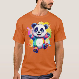 Rainbow Panda T-shirt