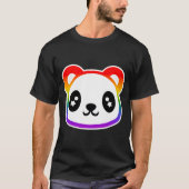 Rainbow Panda T-shirt (Voorkant)