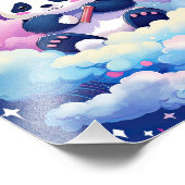 Rainbow Pandas Foto Afdruk (Hoek)