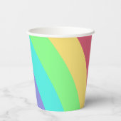 Rainbow Paper Cup spel Dalgona Meerdere Driehoek Papieren Bekers (Achterkant)