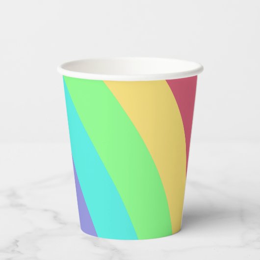 Rainbow Paper Cup spel Dalgona Meerdere Driehoek Papieren Bekers (Achterkant)