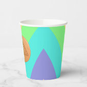Rainbow Paper Cup spel Dalgona Meerdere Driehoek Papieren Bekers (Links)