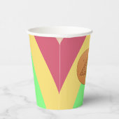 Rainbow Paper Cup spel Dalgona Meerdere Driehoek Papieren Bekers (Rechts)