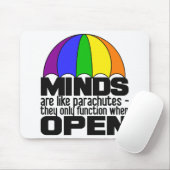 Rainbow Parachute mousepad Muismat (Met muis)