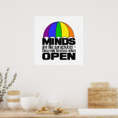 Rainbow Parachute-poster Poster (Keuken)