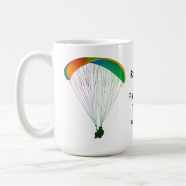 Rainbow Paraglider Graphic Souvenir met Jouw tekst Koffiemok