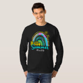 Rainbow Paraprofessional off Duty Hallo Summer Vib T-shirt (Voorkant volledig)