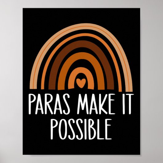 Rainbow Paras maken het mogelijk Paraprofessionele Poster (Voorkant)