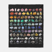 Rainbow Pareltjes Crystal Collectie Grafiek Herfst Fleece Deken (Voorkant)