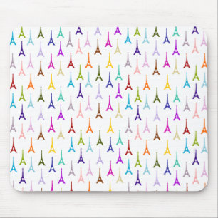 Rainbow Paris Eiffeltoren patroon Muismat