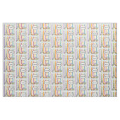 Rainbow Paris Macarons Eiffeltoren Stof (Fat Quarter)