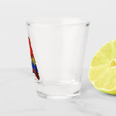 Rainbow Parrot Macaw Shot Glass Glas (Rechts)