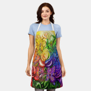 Rainbow Party Apron Schort