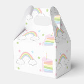 Rainbow Party Bedankt Bedankdoosjes (Achterkant)