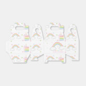 Rainbow Party Bedankt Bedankdoosjes (Uitgevouwen)